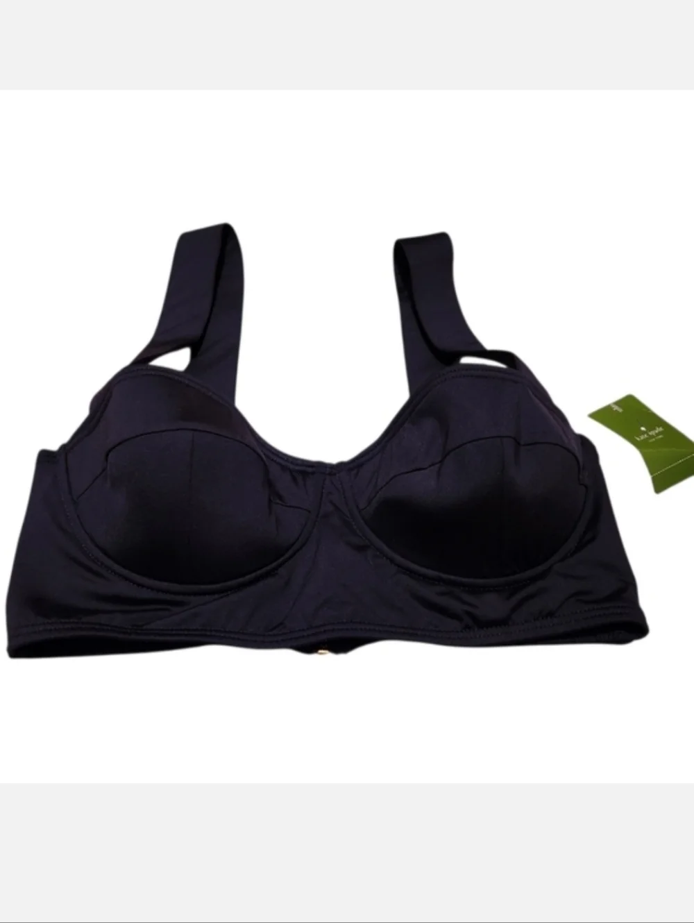 Women’s Large Kate Spade New York Georgica Beach Bralette Navy Bikini Top